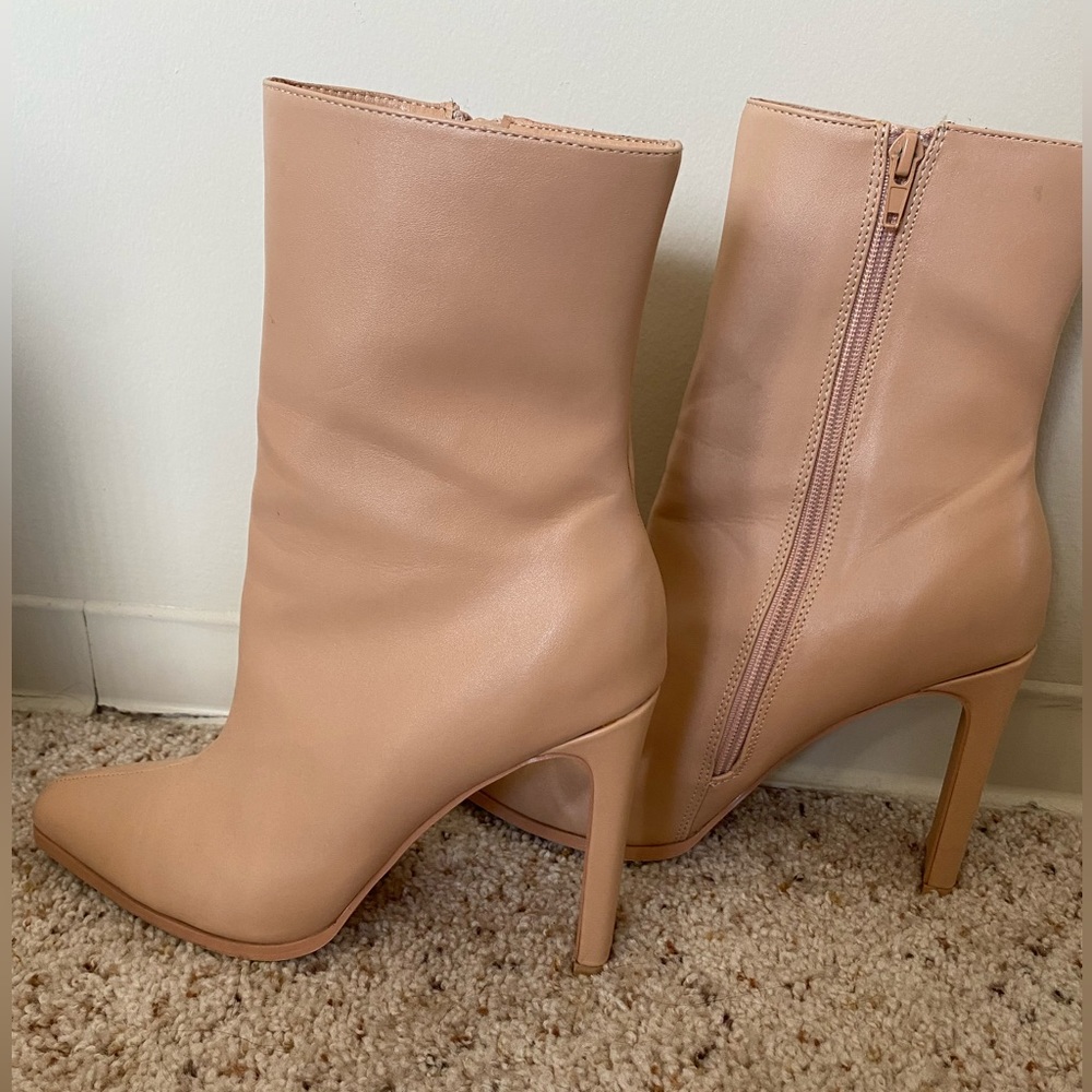 Leather Heeled Boots